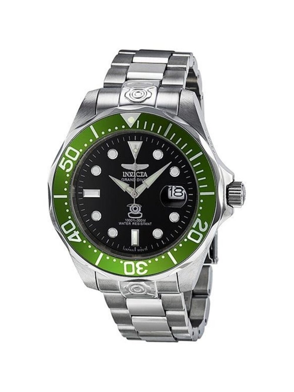 NWT Invicta Pro Diver Grand Diver Black Dial Automatic Men's Watch